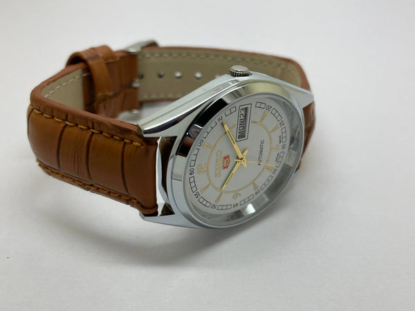 Seiko 5 Black Dial Automatic Vintage Watch National Watches