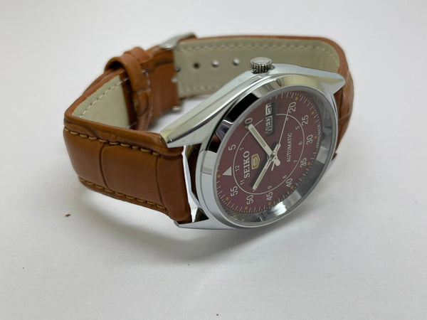 Seiko 5 Black Dial Automatic Vintage Watch National Watches