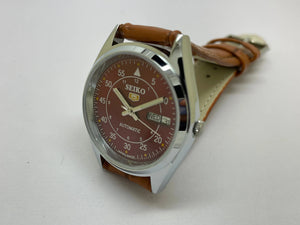 Seiko 5 Black Dial Automatic Vintage Watch National Watches
