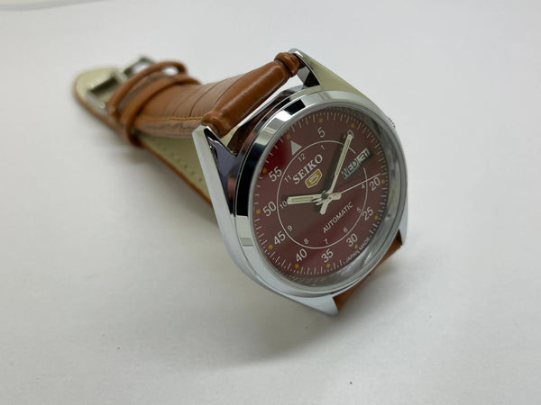 Seiko 5 Black Dial Automatic Vintage Watch National Watches
