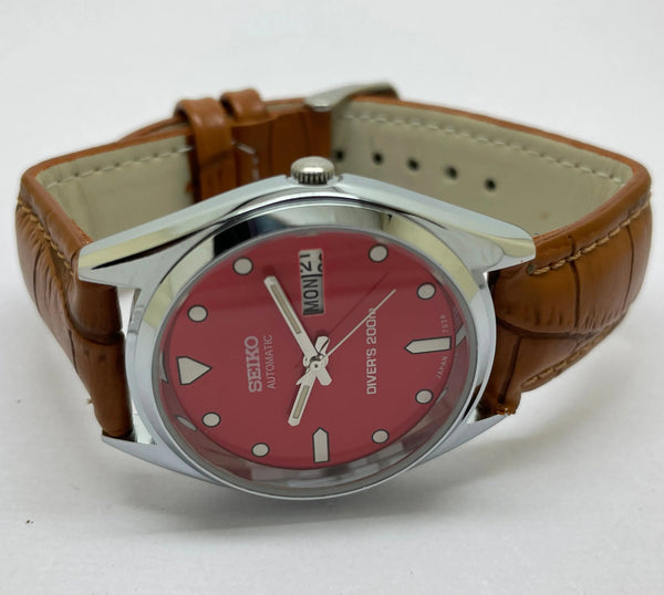 Seiko 5 Black Dial Automatic Vintage Watch National Watches