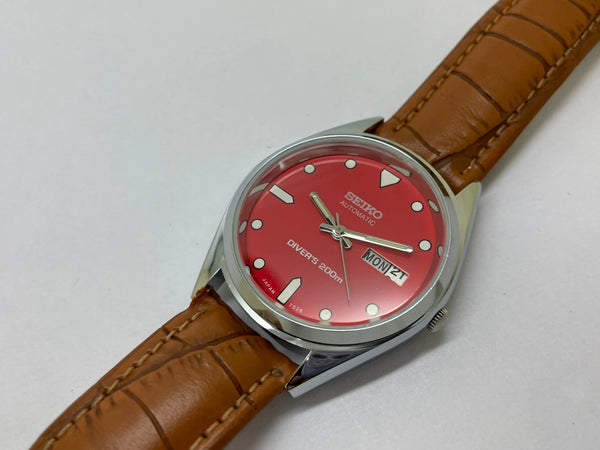 Seiko 5 Black Dial Automatic Vintage Watch National Watches