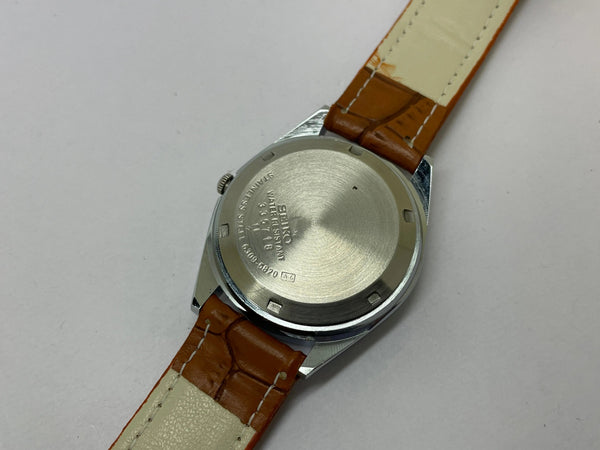 VINTAGE REFURBISHED SEIKO 5 AUTOMATIC JAPAN MENS DAY DATE WATCH - National Watches