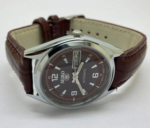 Seiko 5 Black Dial Automatic Vintage Watch National Watches
