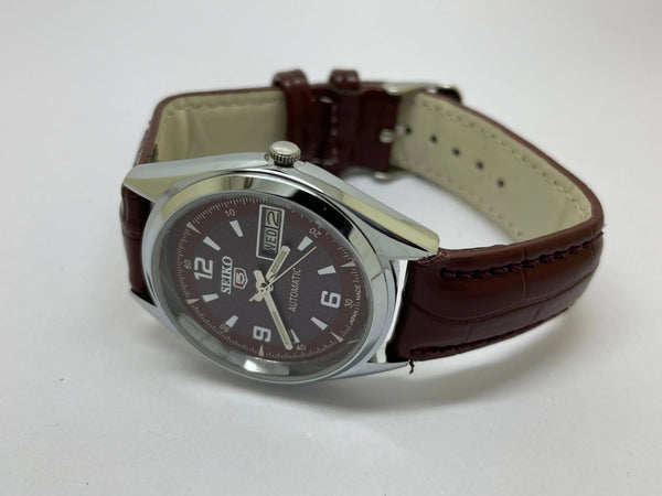 Seiko 5 Black Dial Automatic Vintage Watch National Watches