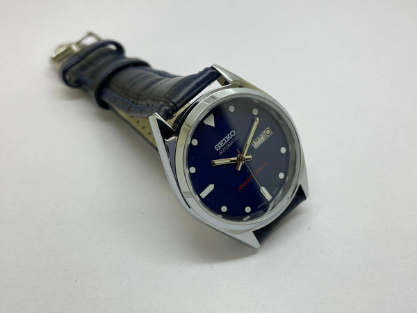 Seiko 5 Black Dial Automatic Vintage Watch National Watches