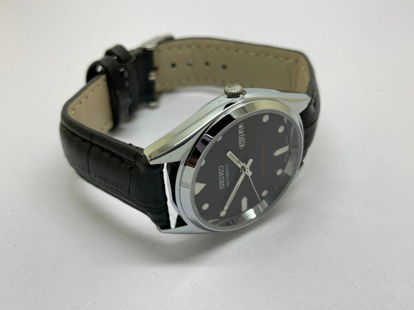Seiko 5 Black Dial Automatic Vintage Watch National Watches