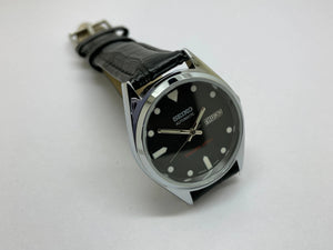 VINTAGE REFURBISHED SEIKO 5 AUTOMATIC JAPAN MENS DAY DATE WATCH - National Watches