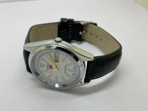 VINTAGE REFURBISHED SEIKO 5 AUTOMATIC JAPAN MENS DAY DATE WATCH - National Watches