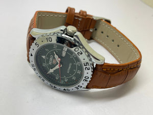 Seiko 5 Sports Automatic Refurbished Watch Vintage Style Reliable Japanese Movement - National Watches