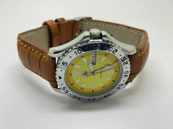 Seiko 5 Black Dial Automatic Vintage Watch National Watches