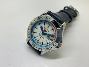 Seiko 5 Black Dial Automatic Vintage Watch sports National Watches