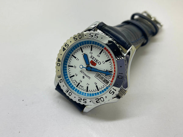 Seiko 5 Sports Automatic Refurbished Watch Vintage Style Reliable Japanese Movement - National Watches