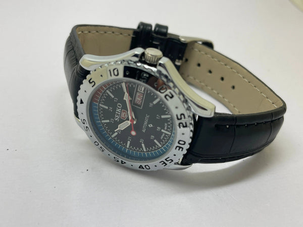 Seiko 5 Sports Automatic Refurbished Watch Vintage Style Reliable Japanese Movement - National Watches