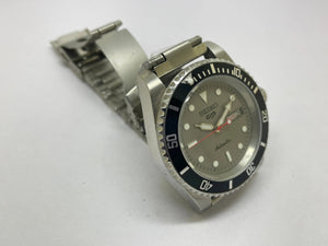 Seiko 5 Black Dial Automatic Vintage Watch sports National Watches