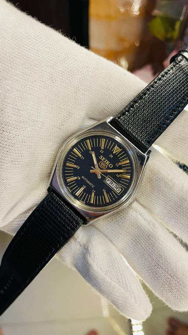 Seiko 5 Automatic Men’s Watch – Vintage Japan Model | Restored & Ready to Wear National Watches