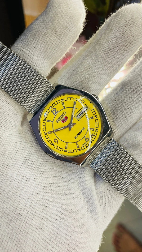 Seiko 5 Automatic Men’s Watch – Vintage Japan Model | Restored & Ready to Wear National Watches