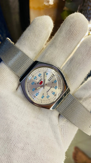 Seiko 5 Automatic Men’s Watch – Vintage Japan Model | Restored & Ready to Wear National Watches