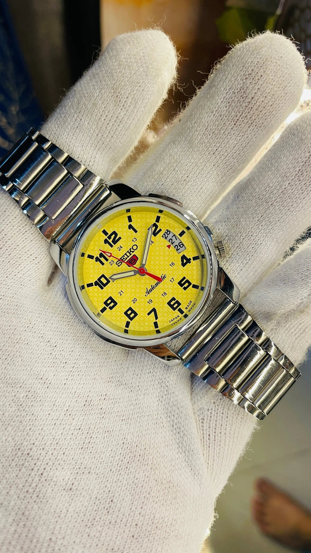 Seiko 5 Automatic Men’s Watch – Vintage Japan Model | Restored & Ready to Wear National Watches