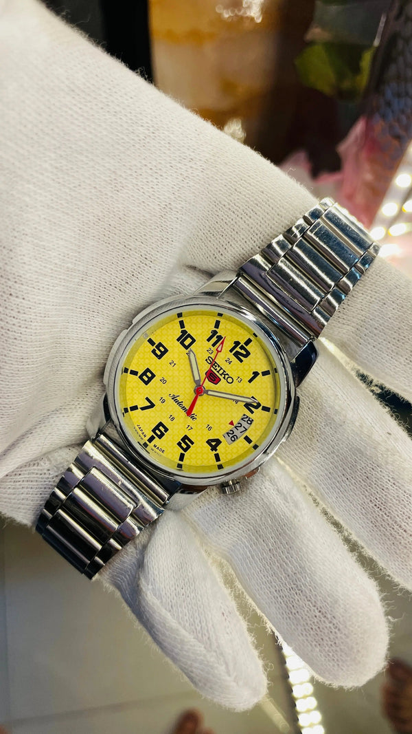 Seiko 5 Automatic Men’s Watch – Vintage Japan Model | Restored & Ready to Wear National Watches