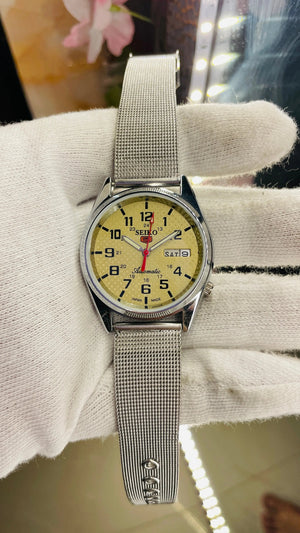 Seiko 5 Automatic Men’s Watch – Vintage Japan Model | Restored & Ready to Wear National Watches