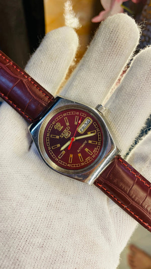 Seiko 5 Automatic Men’s Watch – Vintage Japan Model | Restored & Ready to Wear National Watches