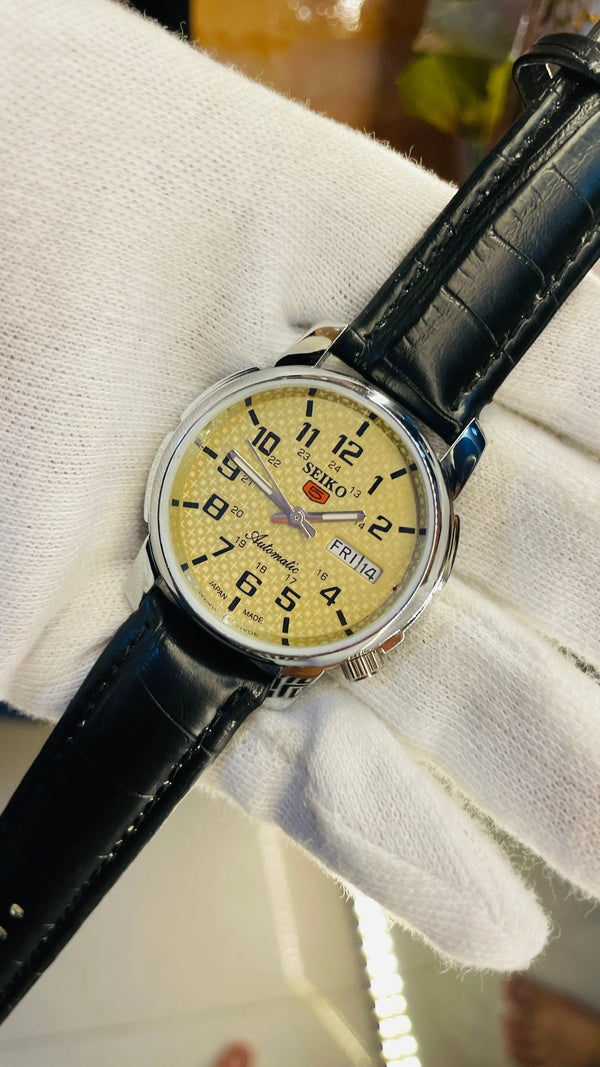 Seiko 5 Automatic Men’s Watch – Vintage Japan Model | Restored & Ready to Wear National Watches