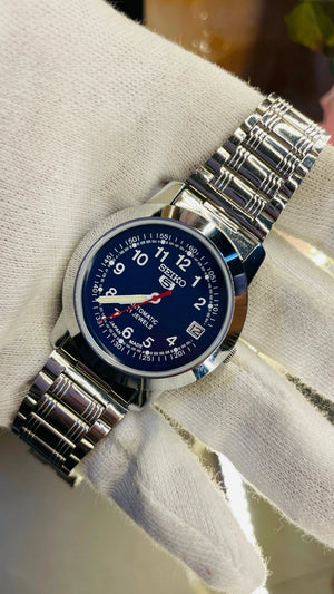 Seiko 5 Automatic Men’s Watch – Vintage Japan Model | Restored & Ready to Wear National Watches