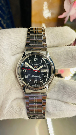 Seiko 5 Automatic Men’s Watch – Vintage Japan Model | Restored & Ready to Wear National Watches