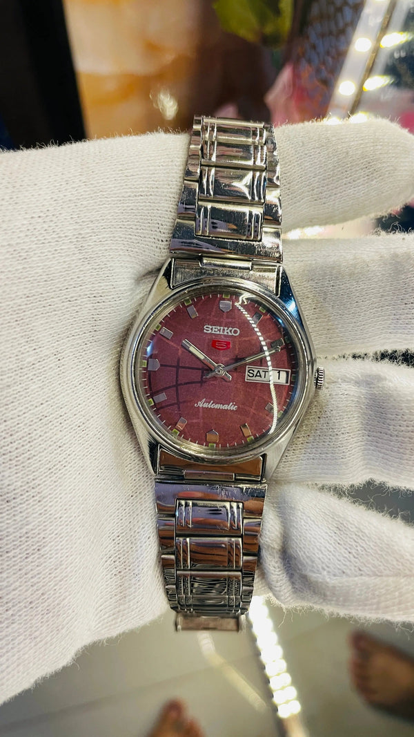 Seiko 5 Automatic Men’s Watch – Vintage Japan Model | Restored & Ready to Wear National Watches