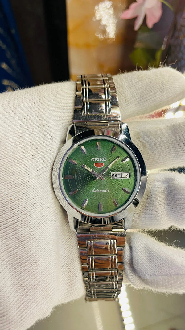 Seiko 5 Automatic Men’s Watch – Vintage Japan Model | Restored & Ready to Wear National Watches