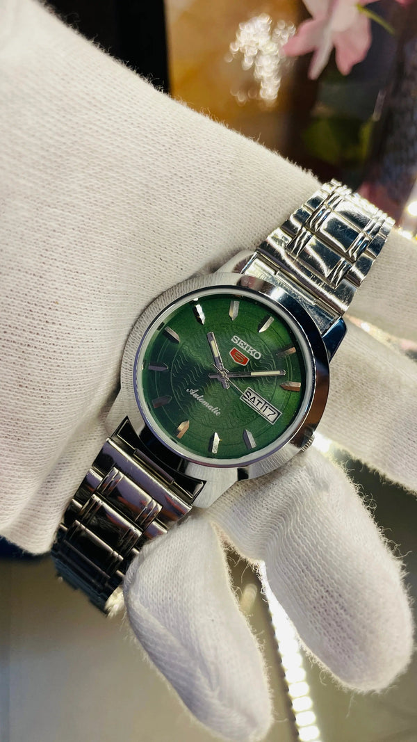 Seiko 5 Automatic Men’s Watch – Vintage Japan Model | Restored & Ready to Wear National Watches