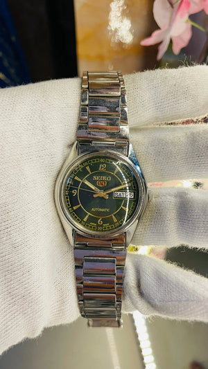 Seiko 5 Automatic Men’s Watch – Vintage Japan Model | Restored & Ready to Wear National Watches