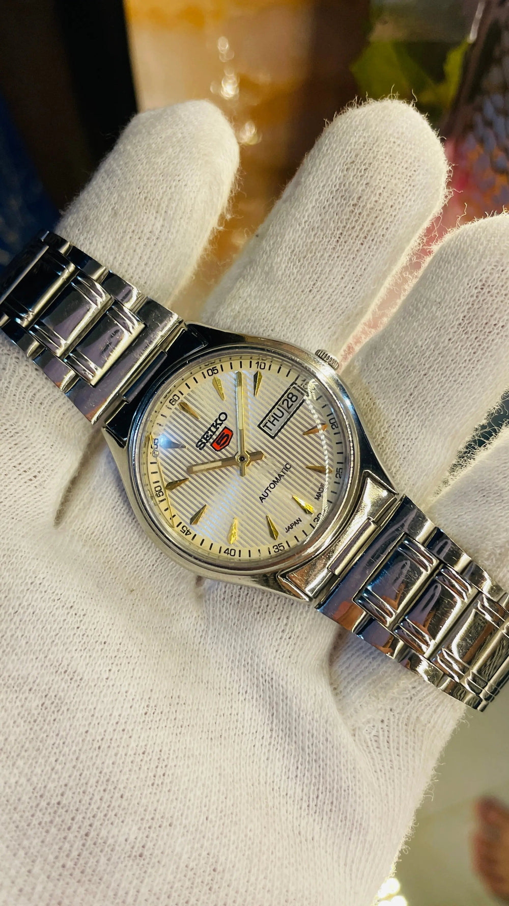 Seiko 5 Automatic Men’s Watch – Vintage Japan Model | Restored & Ready to Wear National Watches