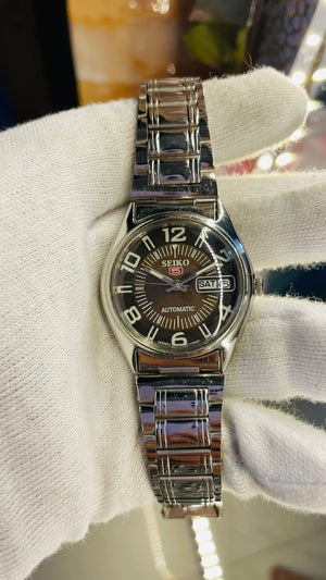 Seiko 5 Automatic Men’s Watch – Vintage Japan Model | Restored & Ready to Wear National Watches