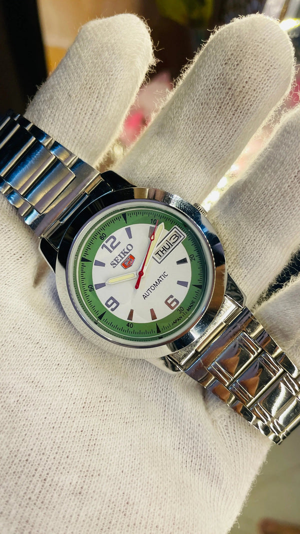 Seiko 5 Automatic Men’s Watch – Vintage Japan Model | Restored & Ready to Wear National Watches