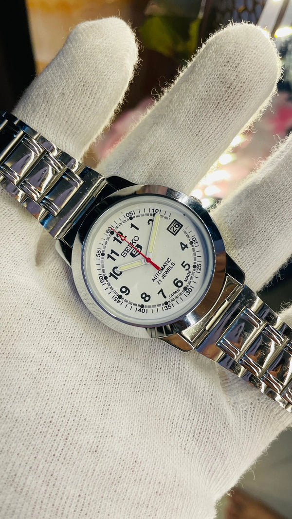 Seiko 5 Automatic Men’s Watch – Vintage Japan Model | Restored & Ready to Wear National Watches