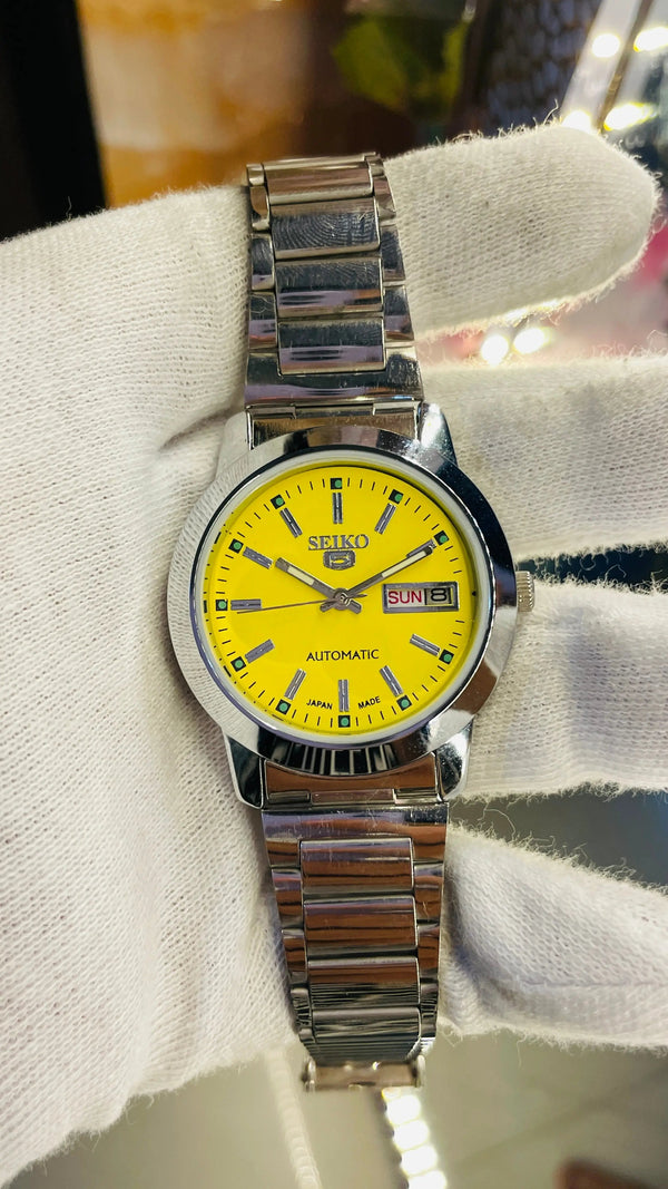 Seiko 5 Automatic Men’s Watch – Vintage Japan Model | Restored & Ready to Wear National Watches