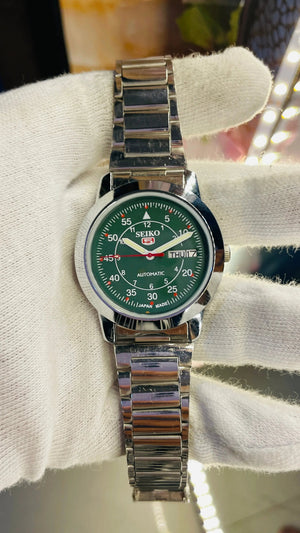 Seiko 5 Automatic Men’s Watch – Vintage Japan Model | Restored & Ready to Wear National Watches