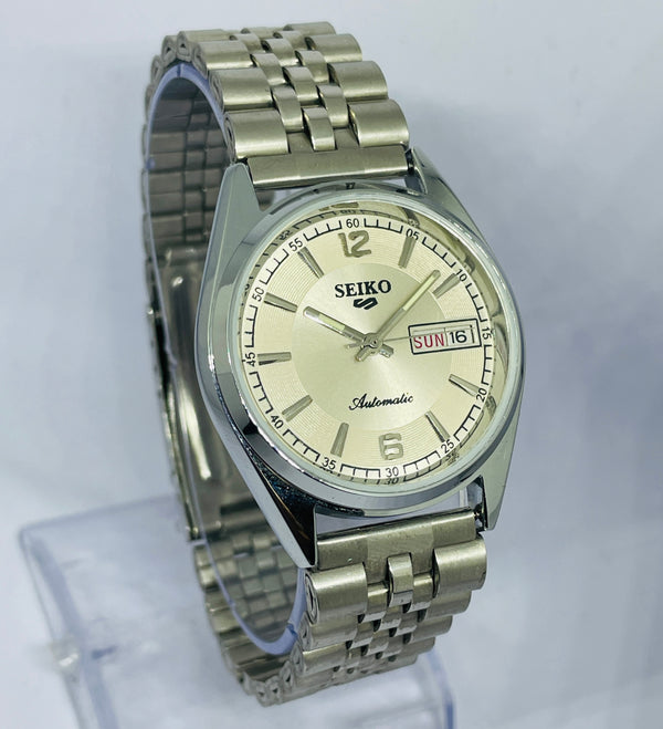 Seiko 5 Automatic Vintage Watch – Classic Dial | Refurbished | Japan Original