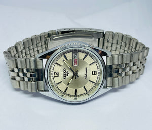 Seiko 5 Automatic Vintage Watch – Classic Dial | Refurbished | Japan Original