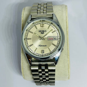 Seiko 5 Automatic Vintage Watch – Classic Dial | Refurbished | Japan Original