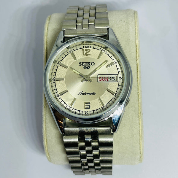 Seiko 5 Automatic Vintage Watch – Classic Dial | Refurbished | Japan Original