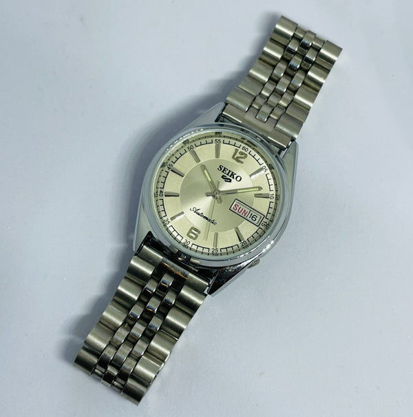 Seiko 5 Automatic Vintage Watch – Classic Dial | Refurbished | Japan Original