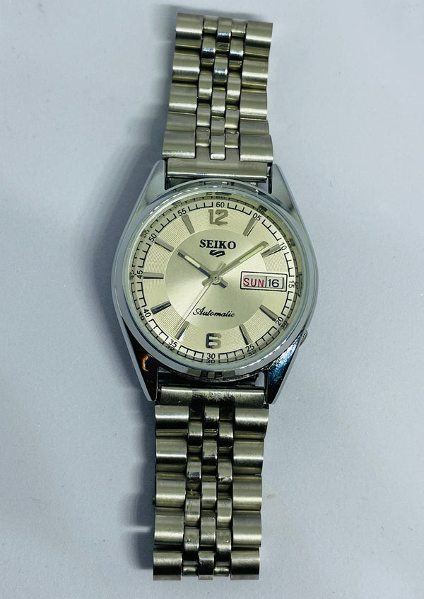 Seiko 5 Automatic Vintage Watch – Classic Dial | Refurbished | Japan Original