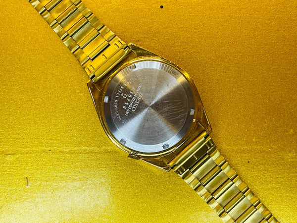 Seiko 5 Black Dial Automatic Vintage Watch - National Watches