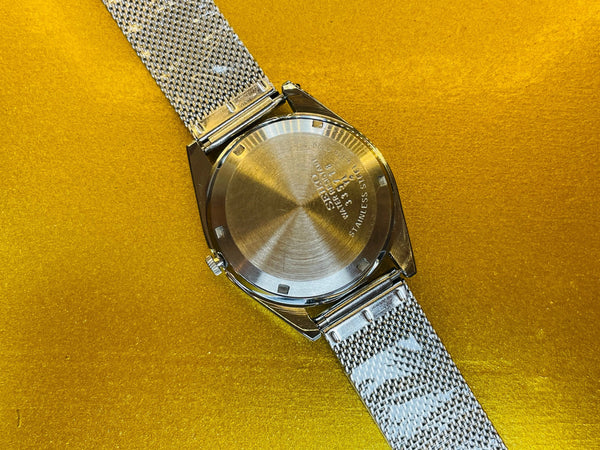 Seiko 5 Black Dial Automatic Vintage Watch - National Watches
