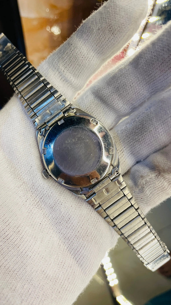 Seiko 5 Automatic Men’s Watch – Vintage Japan Model | Restored & Ready to Wear National Watches