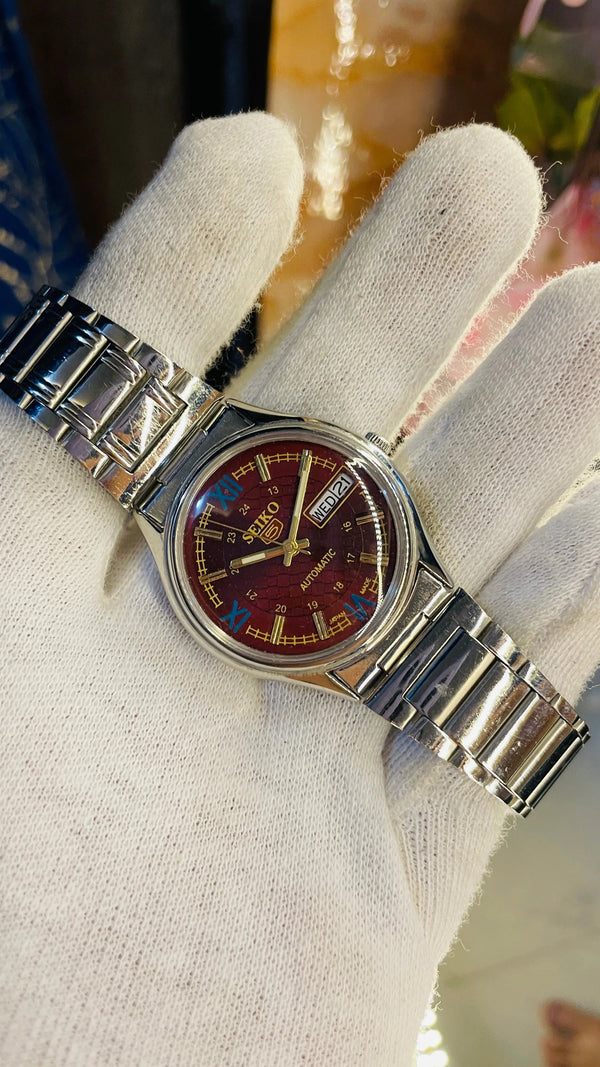 Seiko 5 Automatic Men’s Watch – Vintage Japan Model | Restored & Ready to Wear National Watches