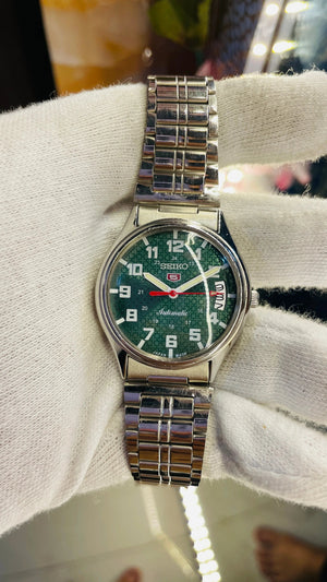 Seiko 5 Automatic Men’s Watch – Vintage Japan Model | Restored & Ready to Wear National Watches